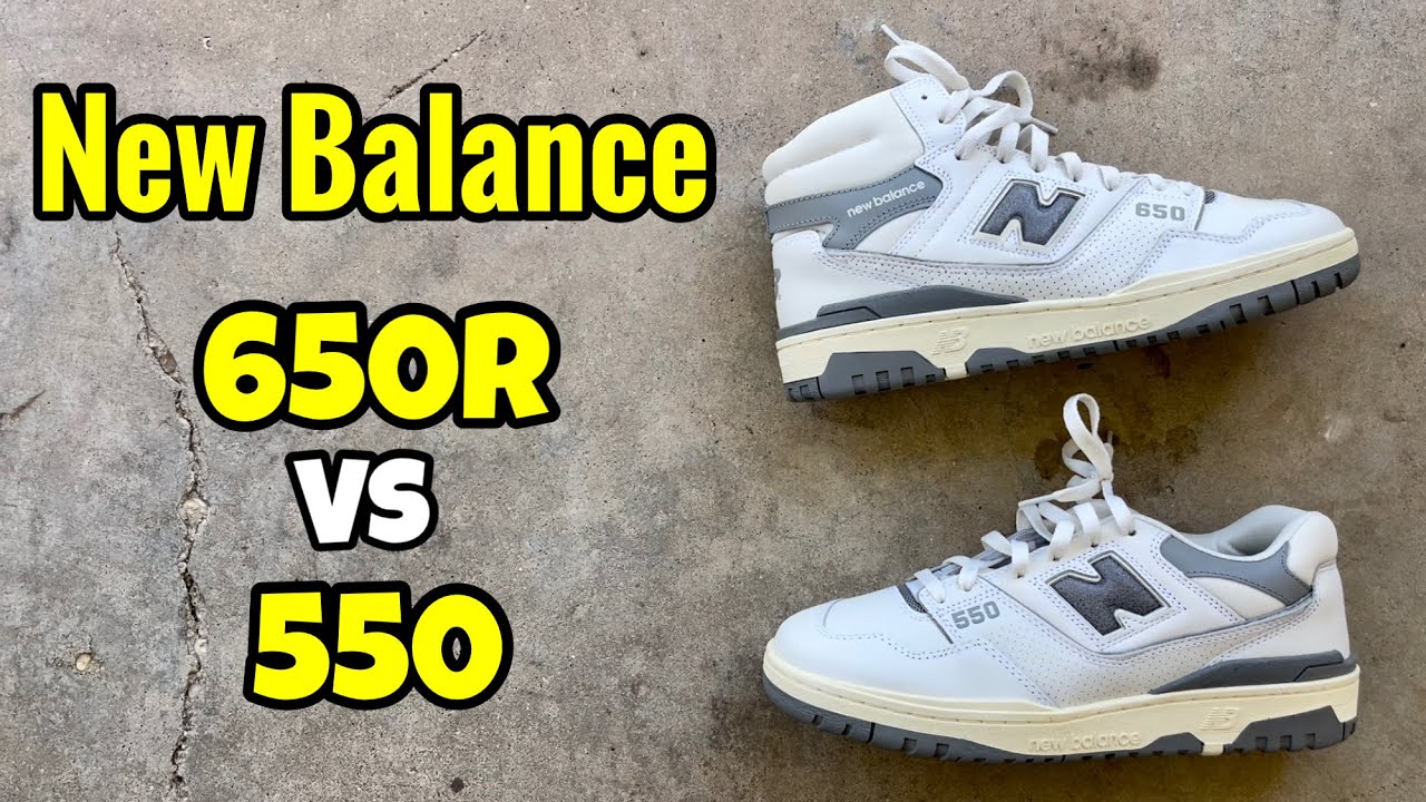 New Balance 550 vs 650 Comparison