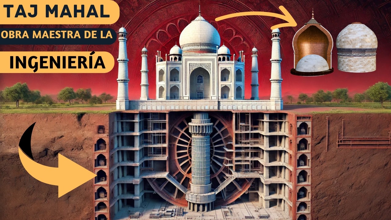 El Taj Mahal: obra maestra de la ingeniería
