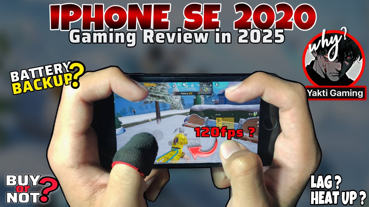 Обзор игр iPhone SE 2 (2020) в 2025 году | Характеристики iPhone SE 2020? | PUBG/BGMI