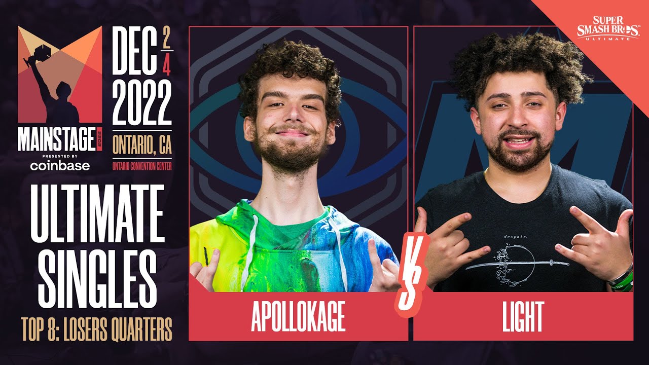 ApolloKage (Snake) vs Light (Fox) - Ultimate Top 8 Losers Quarter-Final  - Mainstage 2022