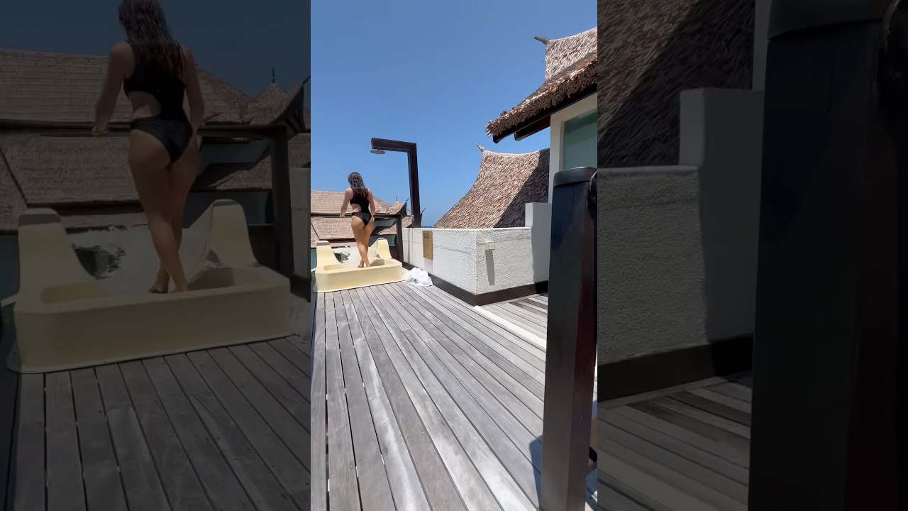 Close your eyes and imagine yourself in this paradise🔆 #travel #couple #maldives #hotel