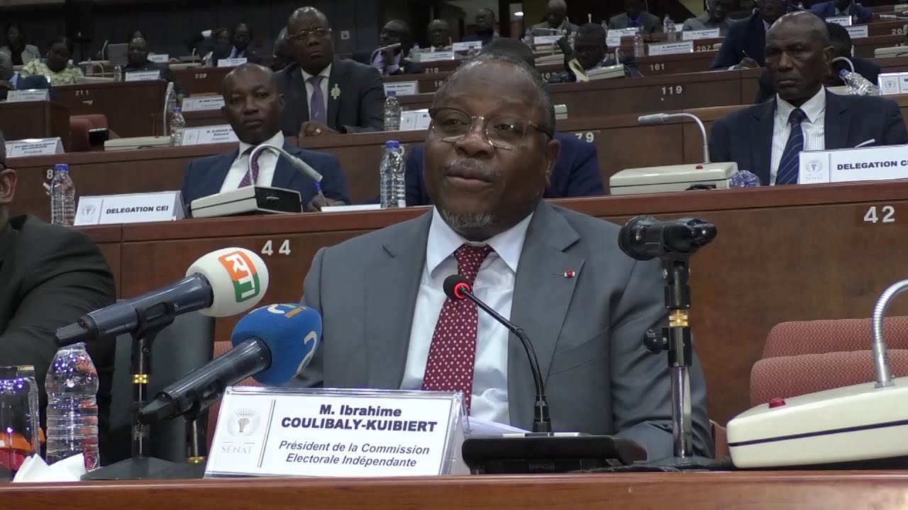 Le président de la CEI explique le processus de révision de la liste électorale aux sénateurs