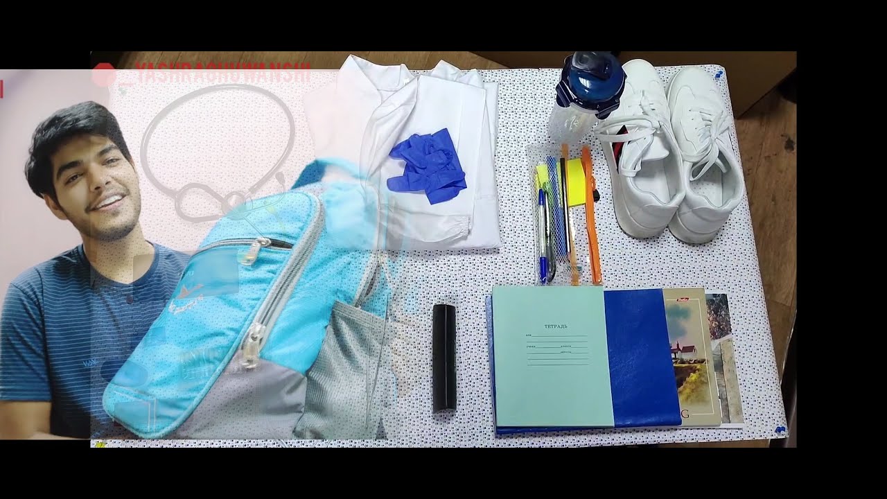 What's inside bag of medical student in Russia | Orenburg State Medical University |