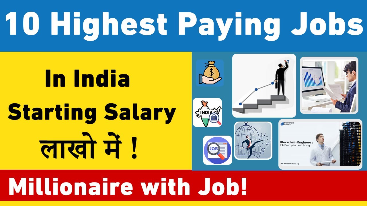 Top 10 Highest Paying Jobs in India 2021 | अपने लिए Right करियर चुनो ! | Earn 7 - 25 LPA