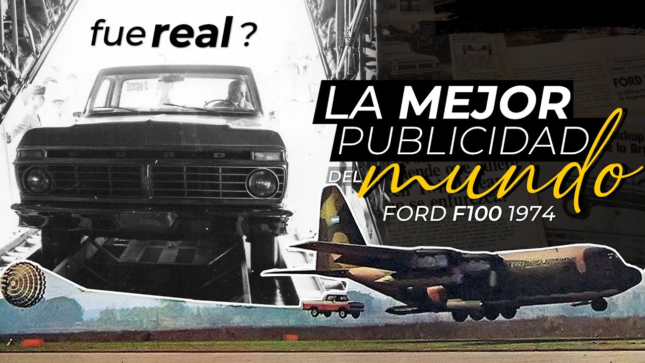 Ford F100 lanzada de un Avión Hércules c130! Fue real?