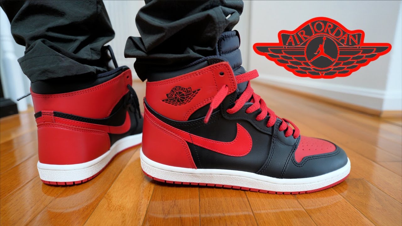 ЧЕСТНАЯ ПРАВДА JORDAN 1 BRED 85 ВЫСОКИЙ ОБЗОР И НА НОГАХ