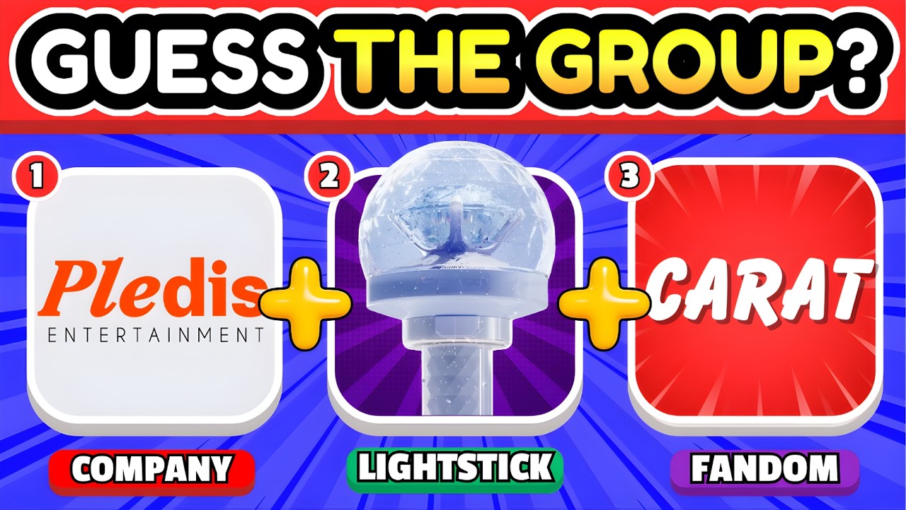 GUESS THE KPOP IDOL BY 3 CLUES! 😱👀#2 (Company + Lightstick + Fandom Name) | K-Pop Quiz Game 2026