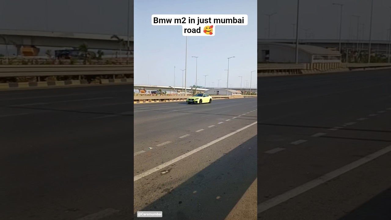 bmw m 2 in just mumbai road in full attitude 🥰🥰 #meanmachine #bigster