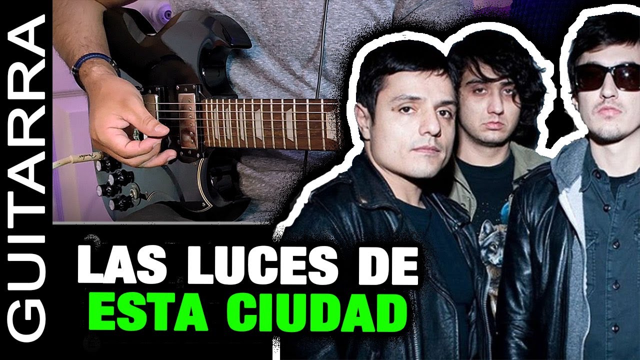División Minúscula - Las Luces De Esta Ciudad | Tutorial Guitarra Eléctrica Completo ACORDES + TABS