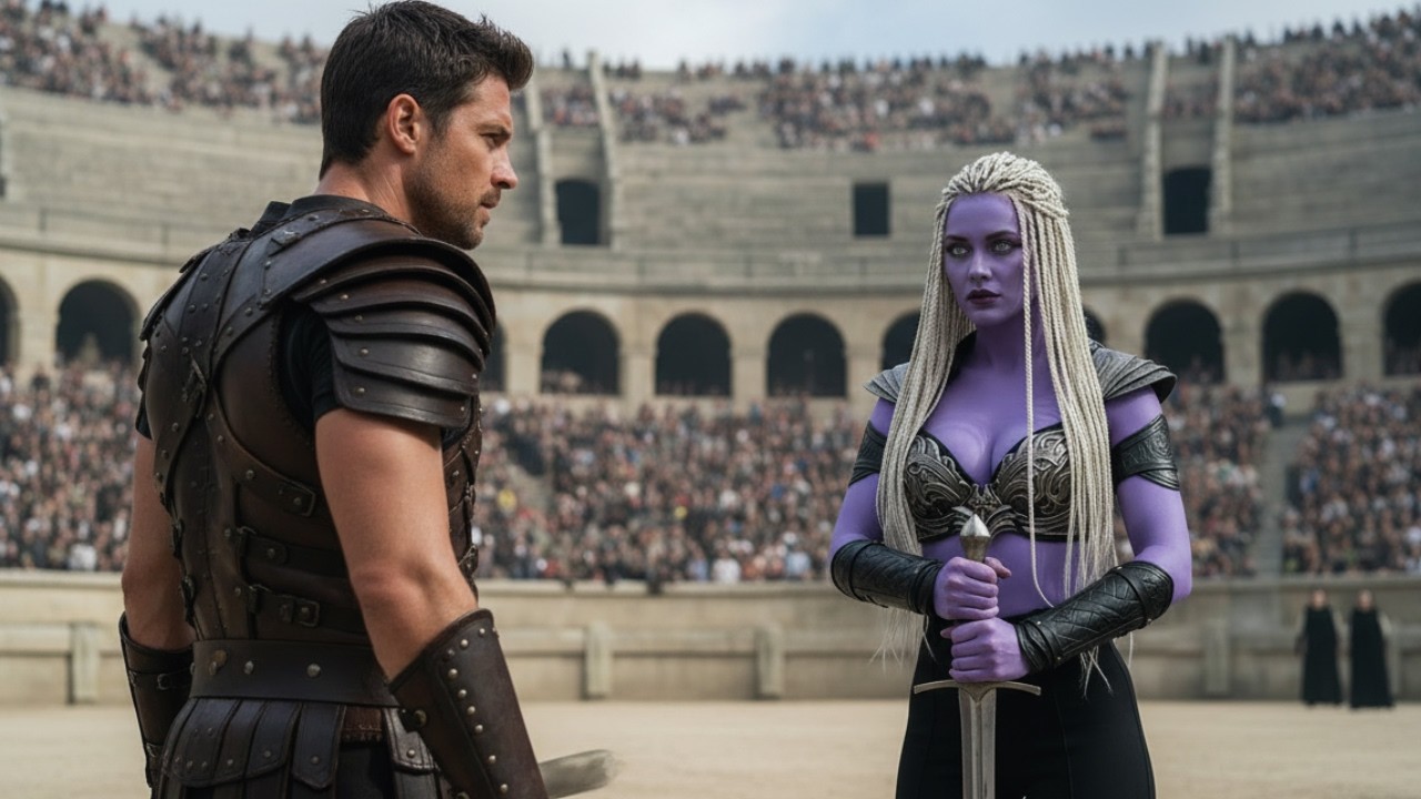 A Gladiadora Alienígena Zombou do Guerreiro Humano… Até a Arena Provar que Ela Estava Errada | HFY