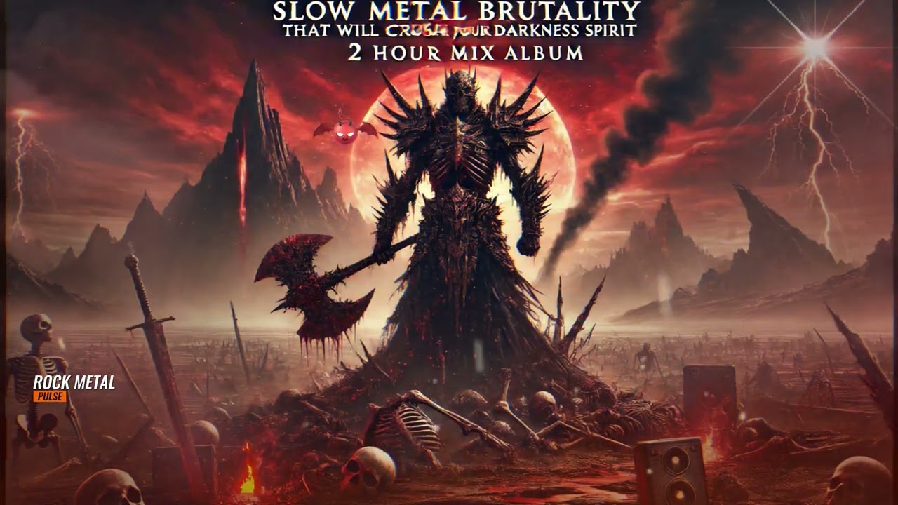 МЕДЛЕННАЯ МЕТАЛЛИЧЕСКАЯ ЖЕСТОКОСТЬ, КОТОРАЯ РАЗРУШИТ ТВОЙ ТЁМНЫЙ ДУХ (2-ЧАСОВЫЙ МИКС АЛЬБОМА)