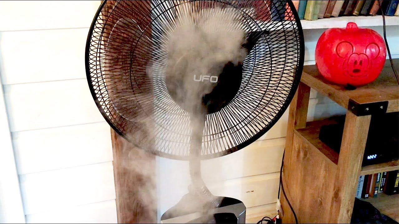 UFO Stand Fan with Mist and Ionizer blogger review