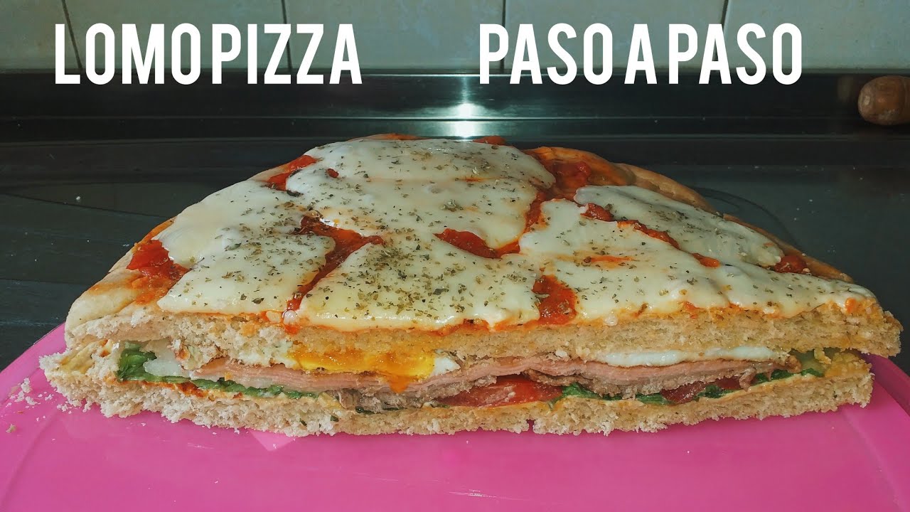 lomo pizza paso a paso