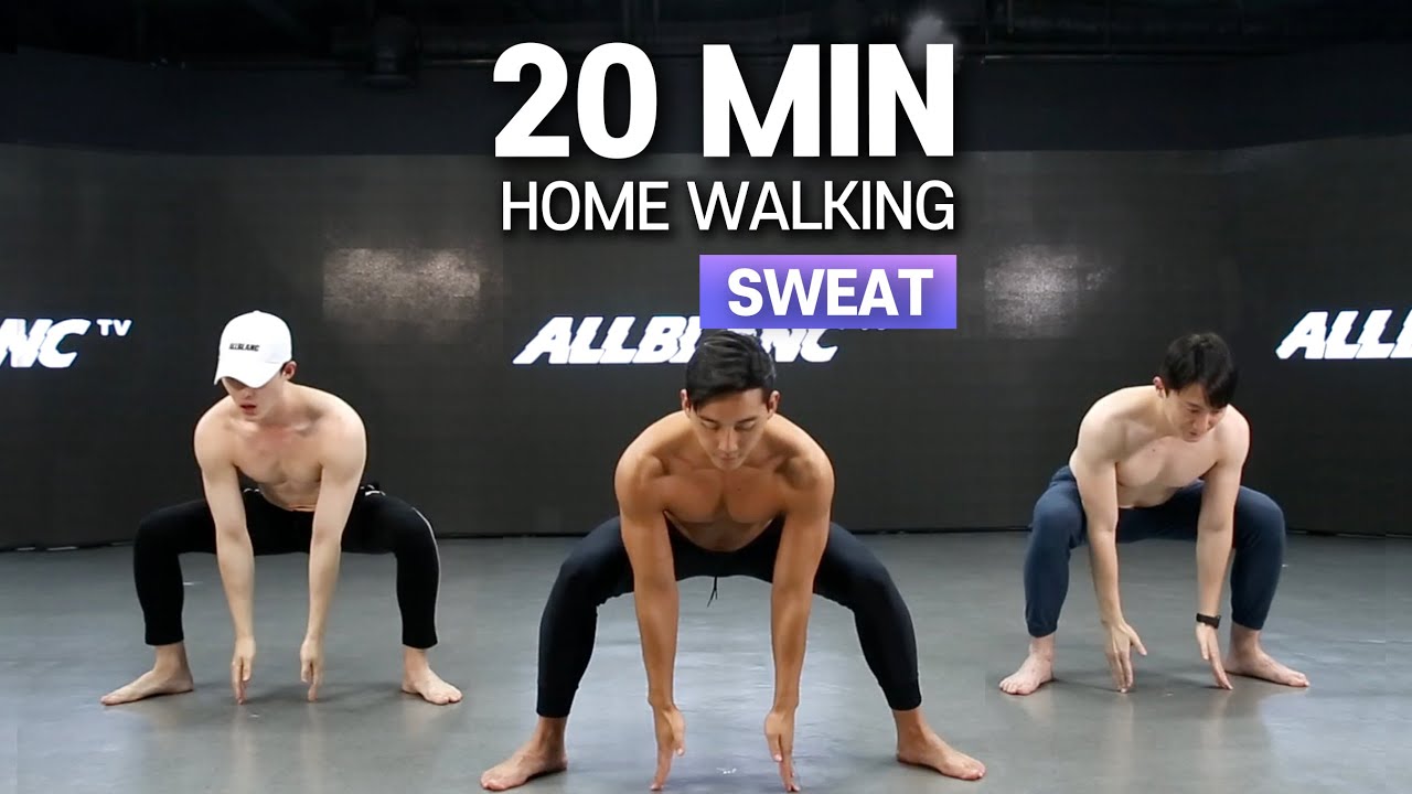 [EN] e.12 초보자를 위한 20분 걷기 홈트 전신운동 (땀범벅💦!!)ㅣ20min Home Walking Fullbody Workout(SWEAT💦!!) for Beginner