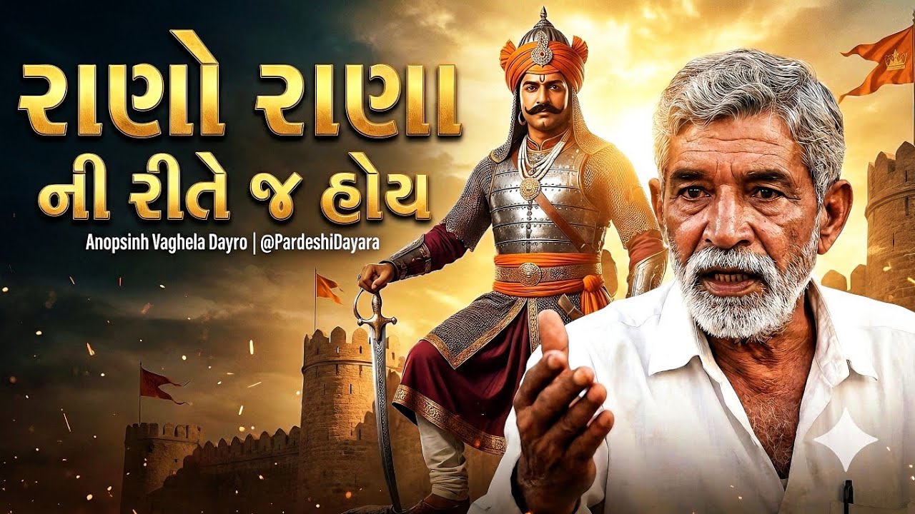 રાણો રાણા ની રીતે જ હોય | રાજપૂત ગૌરવ અને સ્વાભિમાન | Anopsinh Vaghela Dayro