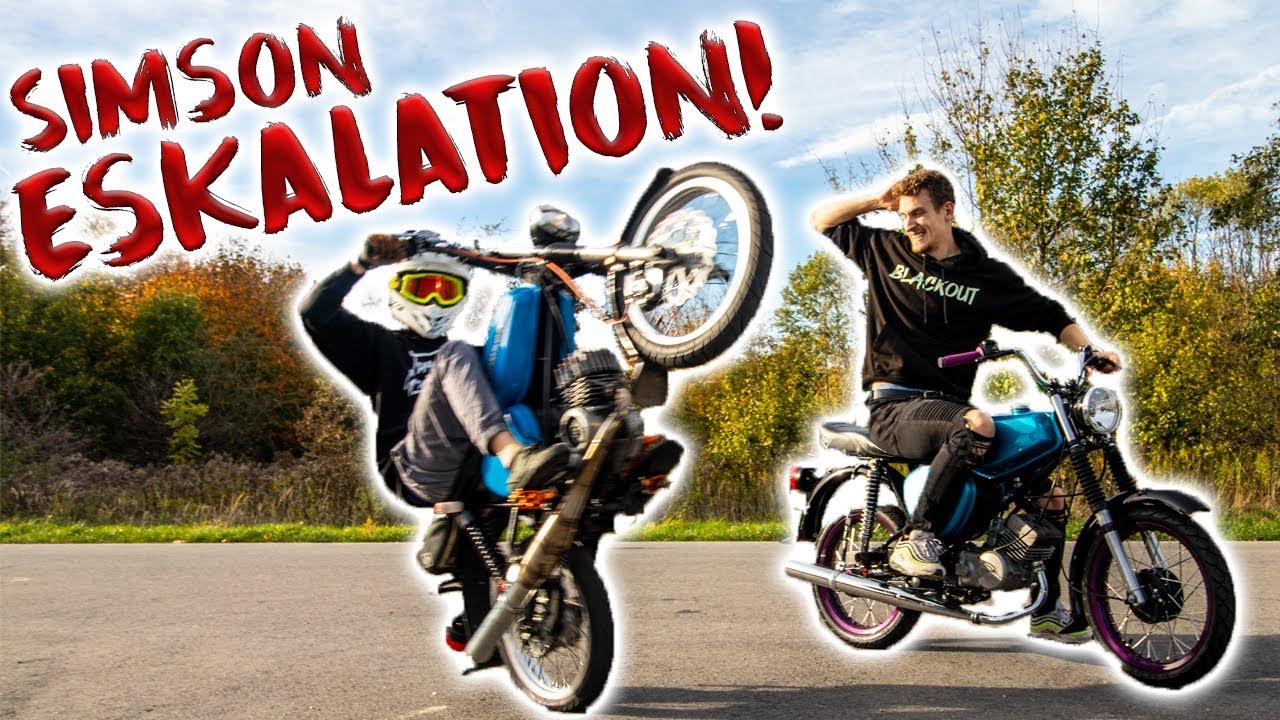 Endlich wieder Simson! | Stunts, Wheelies, Motovlog