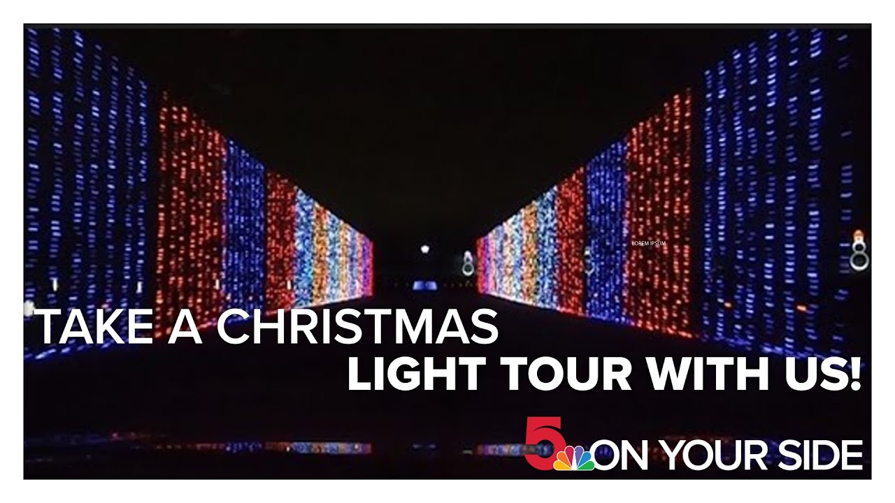 WATCH: Christmas lights dazzle at WWT Raceway