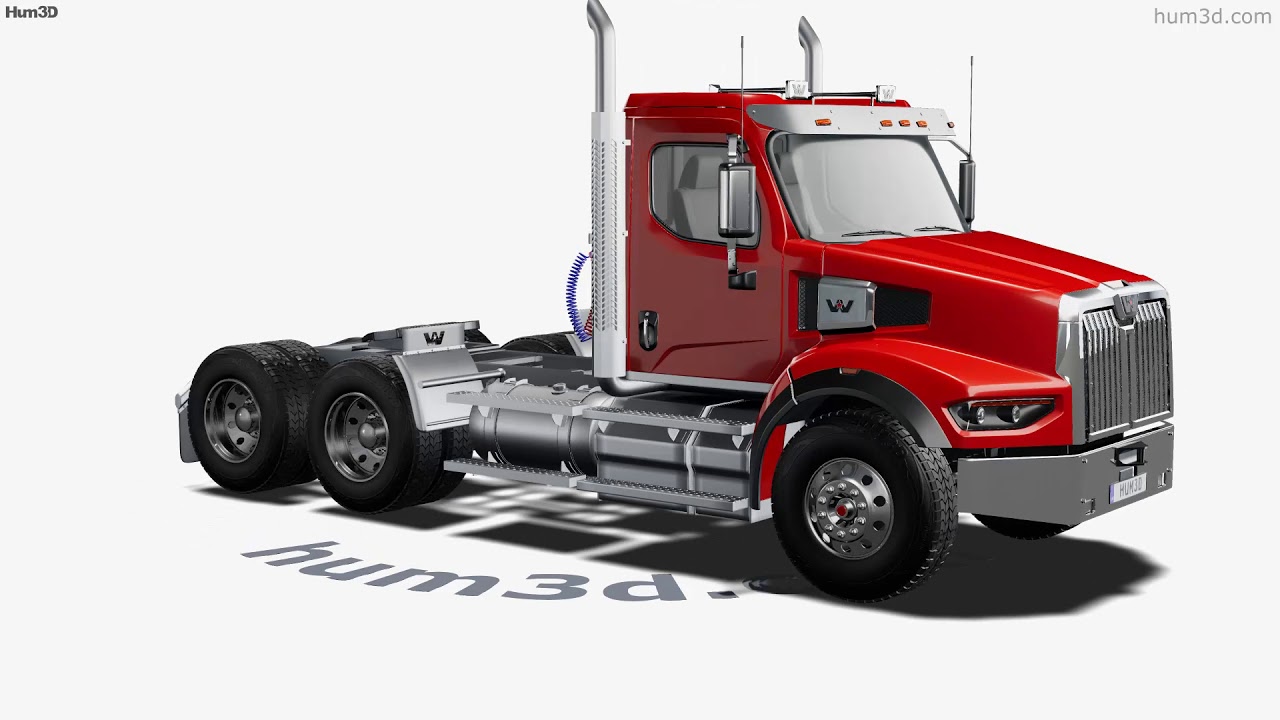 Western Star 49X SB Day Cab Tractor Truck 2024 3D model by 3DModels.org