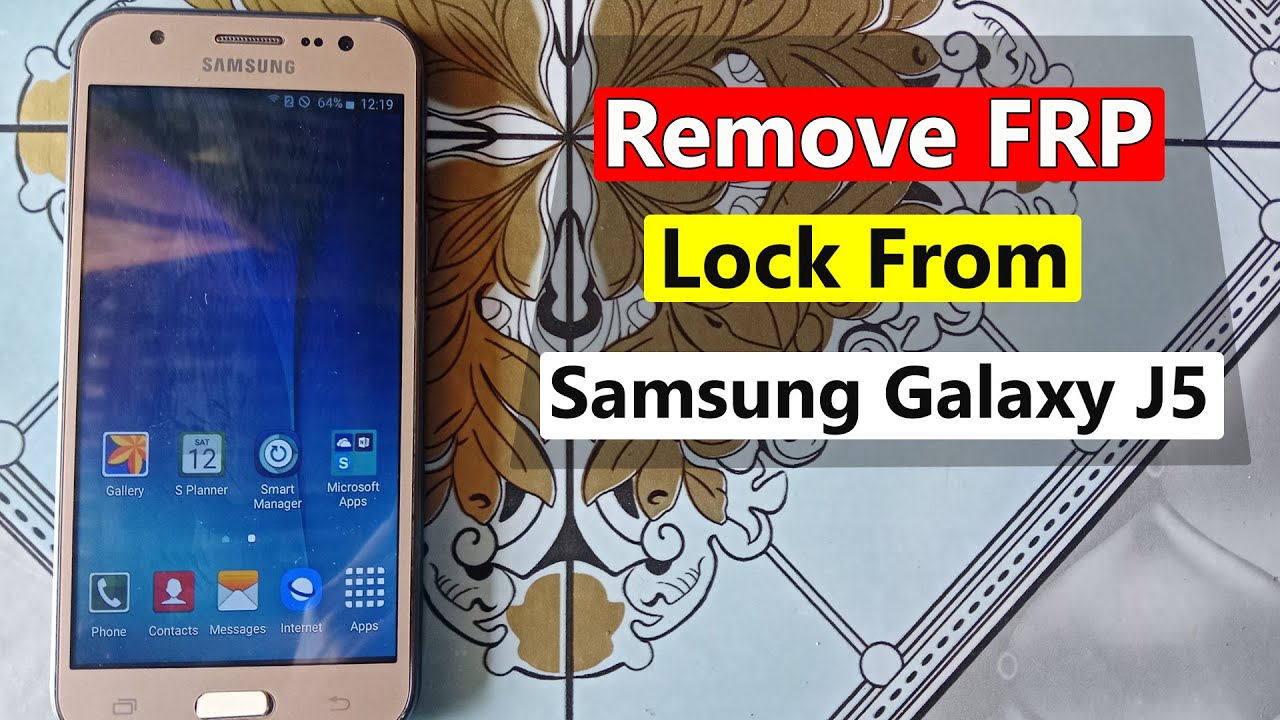 How To Remove Samsung Galaxy J5 FRP Lock | 100% working Method