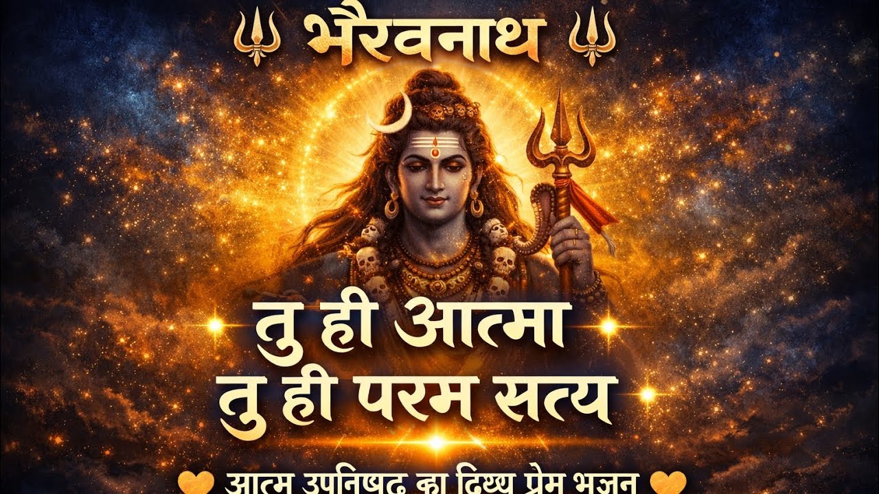 🔱 भैरवनाथ – तू ही आत्मा, परम सत्य ✨ | आत्म उपनिषद् प्रेम भजन 💛