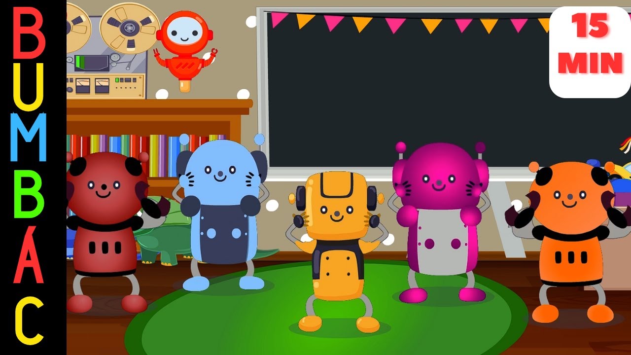 Hlava, ramená, kolená, palce – MIX slovenských pesničiek pre deti | BUM BÁC Kids
