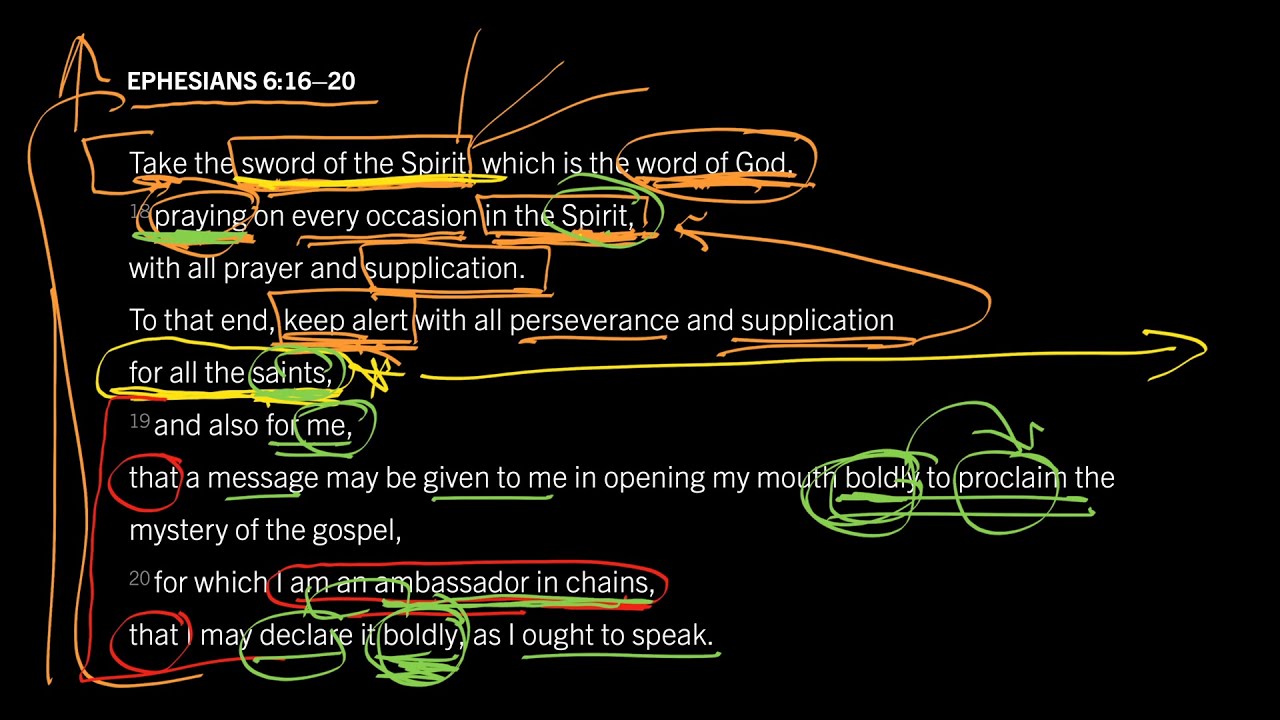 The Camaraderie of Spiritual Conflict: Ephesians 6:16–20