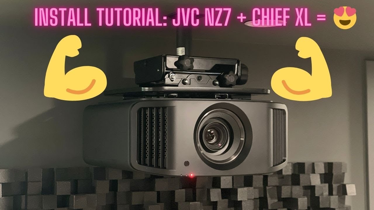 Install Tutorial DIY – JVC NZ7 (RS2100) / NZ8 (RS3100) / NZ9 (RS4100) + Chief XL Projector Mount