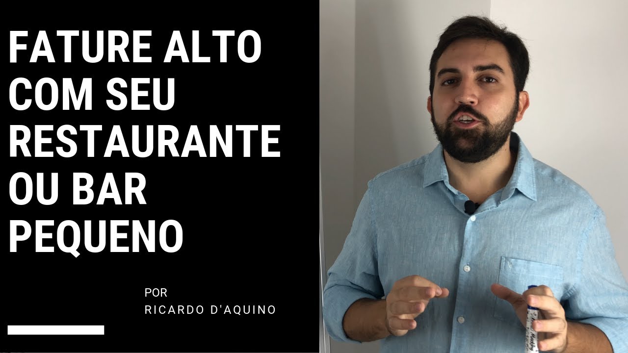 FATURE ALTO COM SEU BAR OU RESTAURANTE PEQUENO!