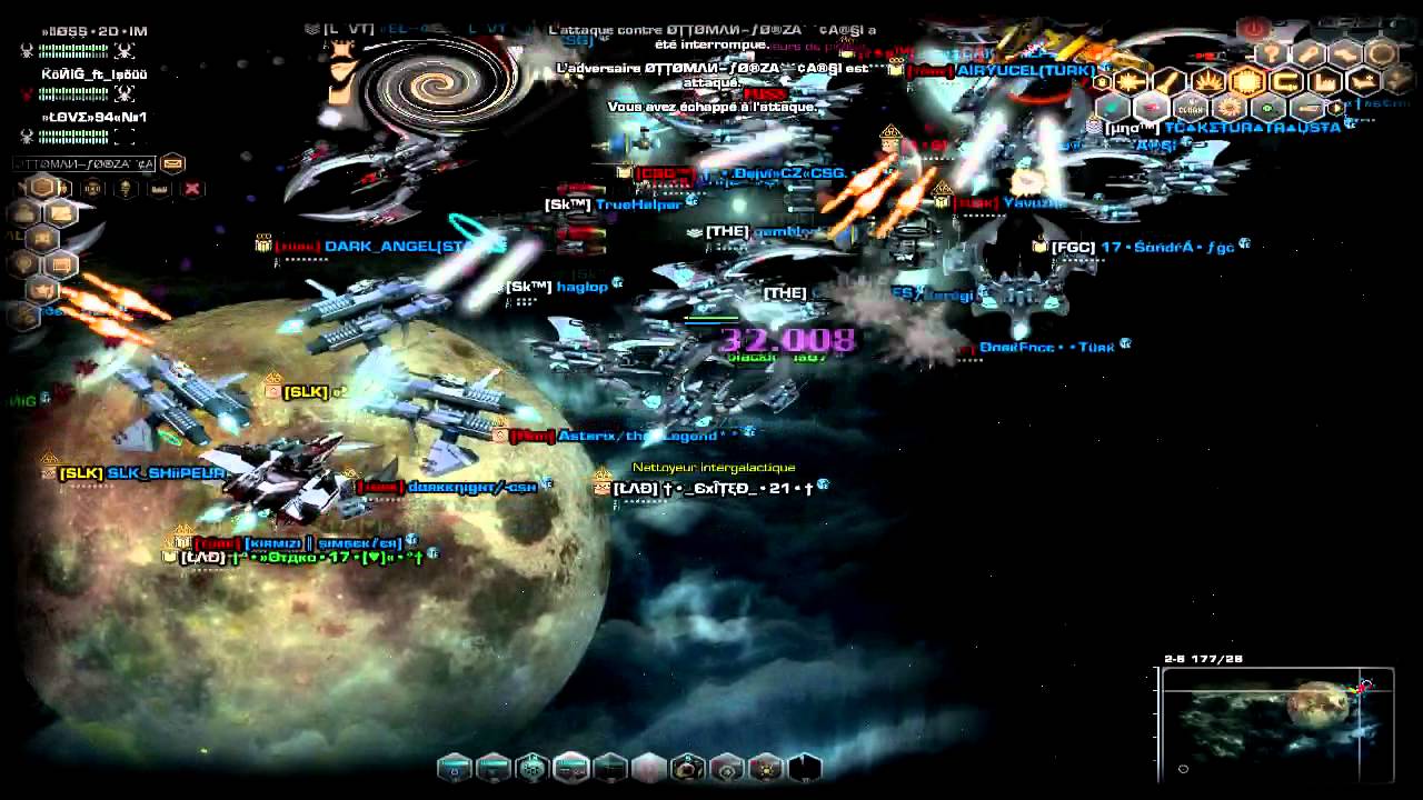 Dark Orbit - The Clans Ł&Lambda;Đ and SLK in action