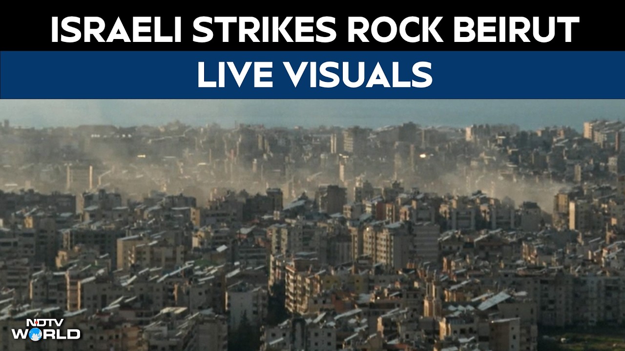 Israel Strikes Lebabon LIVE | Live From Beirut As Israeli Airstrikes Hit Lebanese Capital