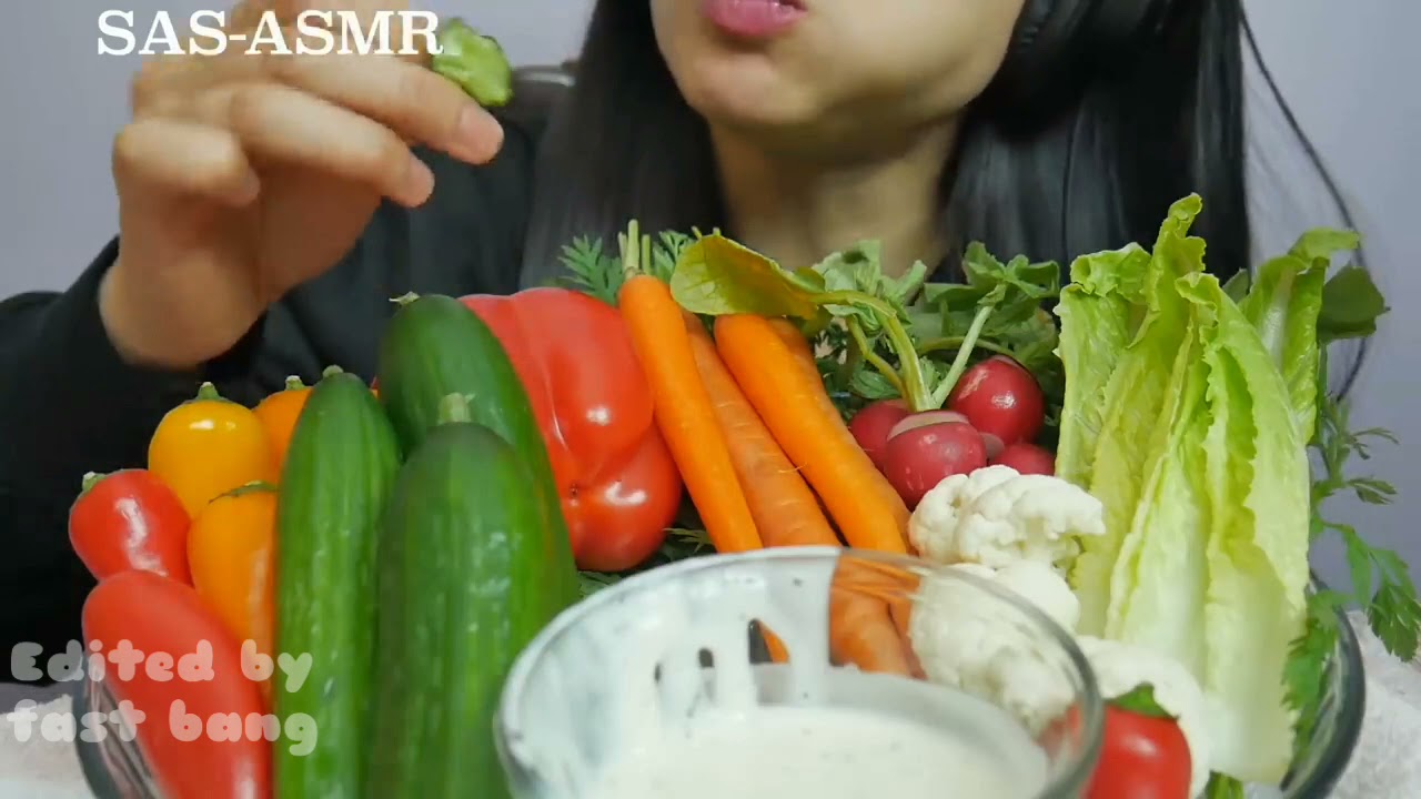 sas asmr vegetable dip (bites only)
