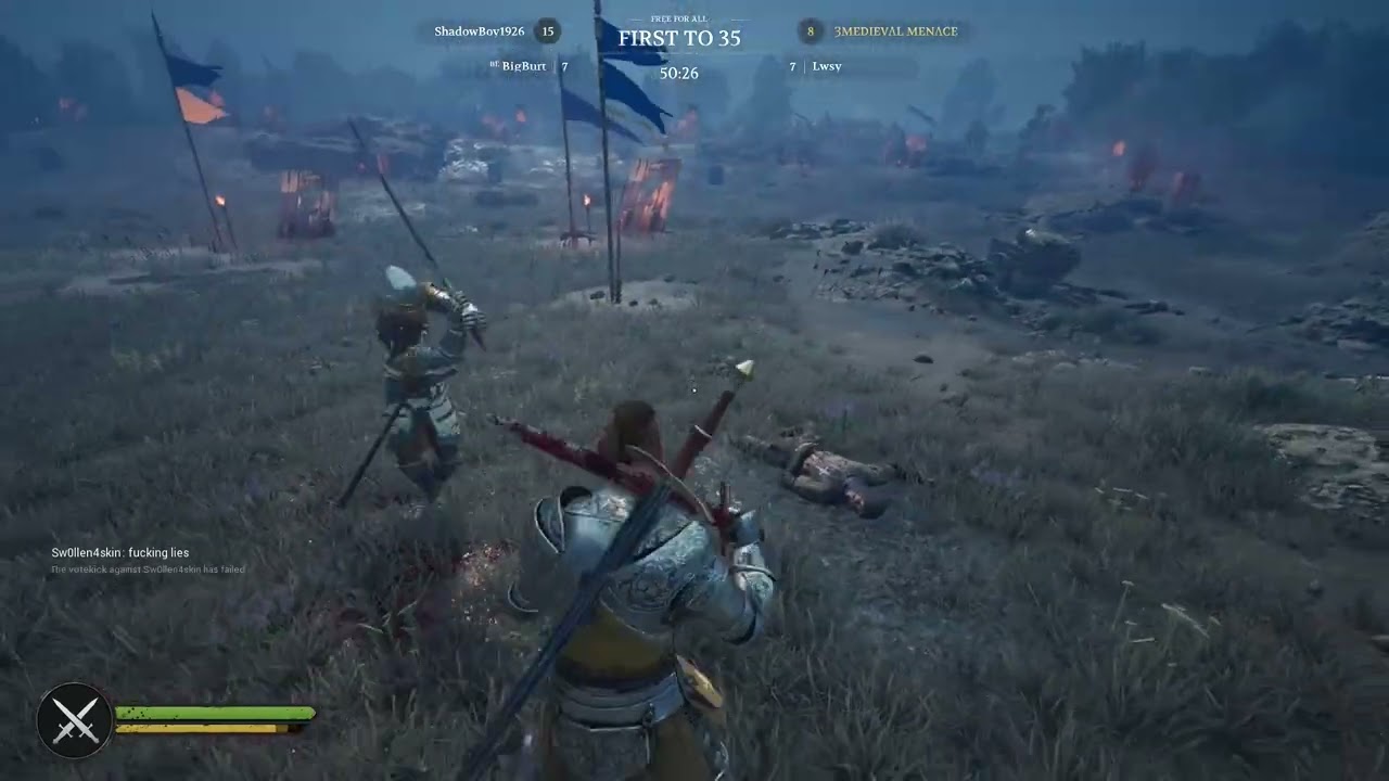 Lvl 1000 Chivalry 2 player can't handle losing