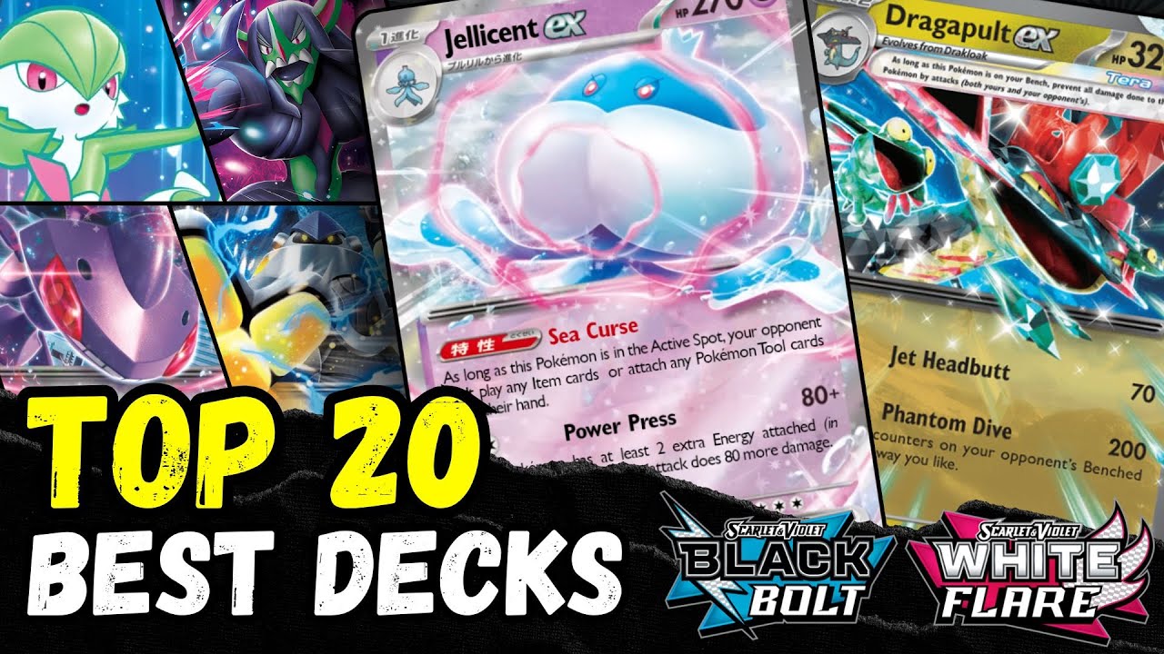 Top 20 Best Pokemon TCG Decks with Decklists  | July 2025