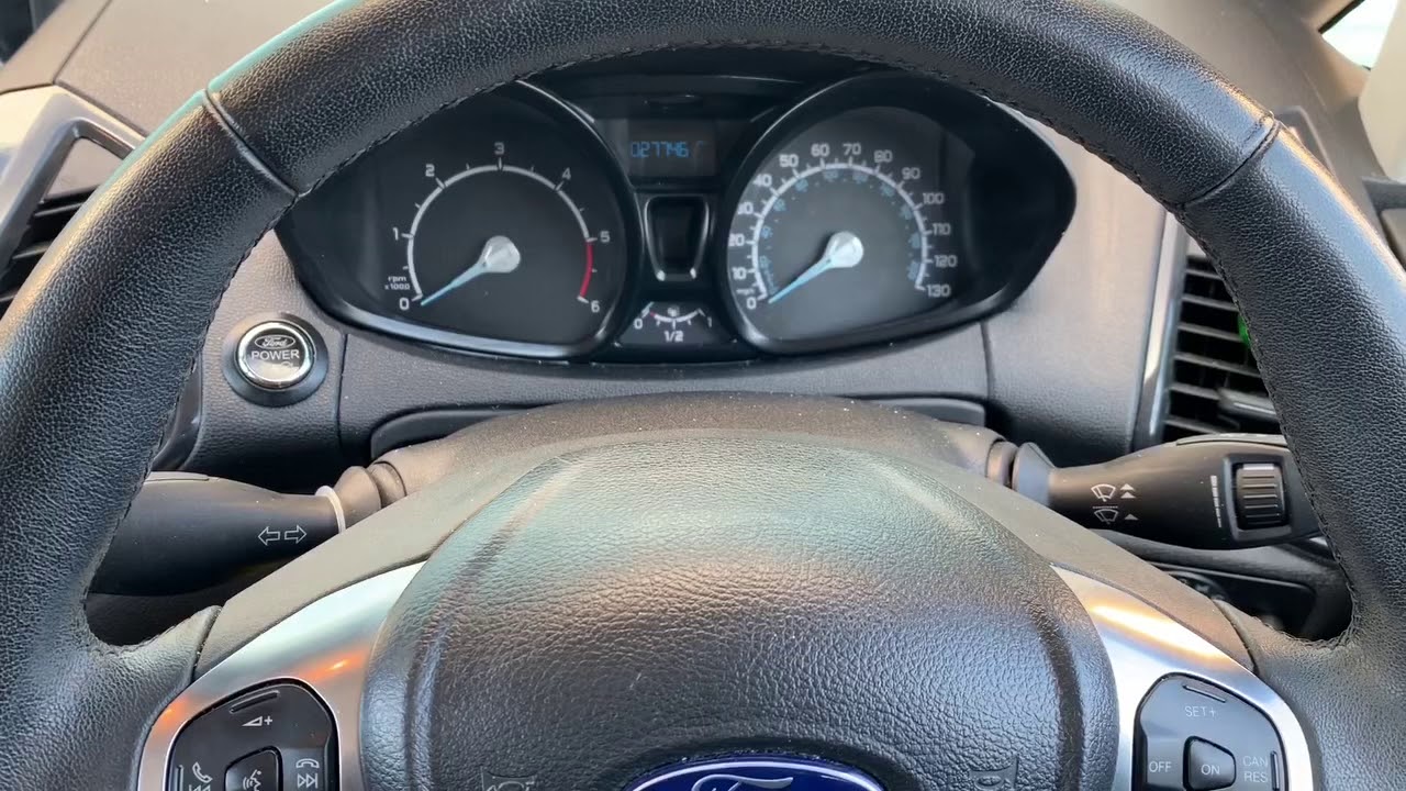 Сброс индикатора сервисного обслуживания Ford EcoSport.