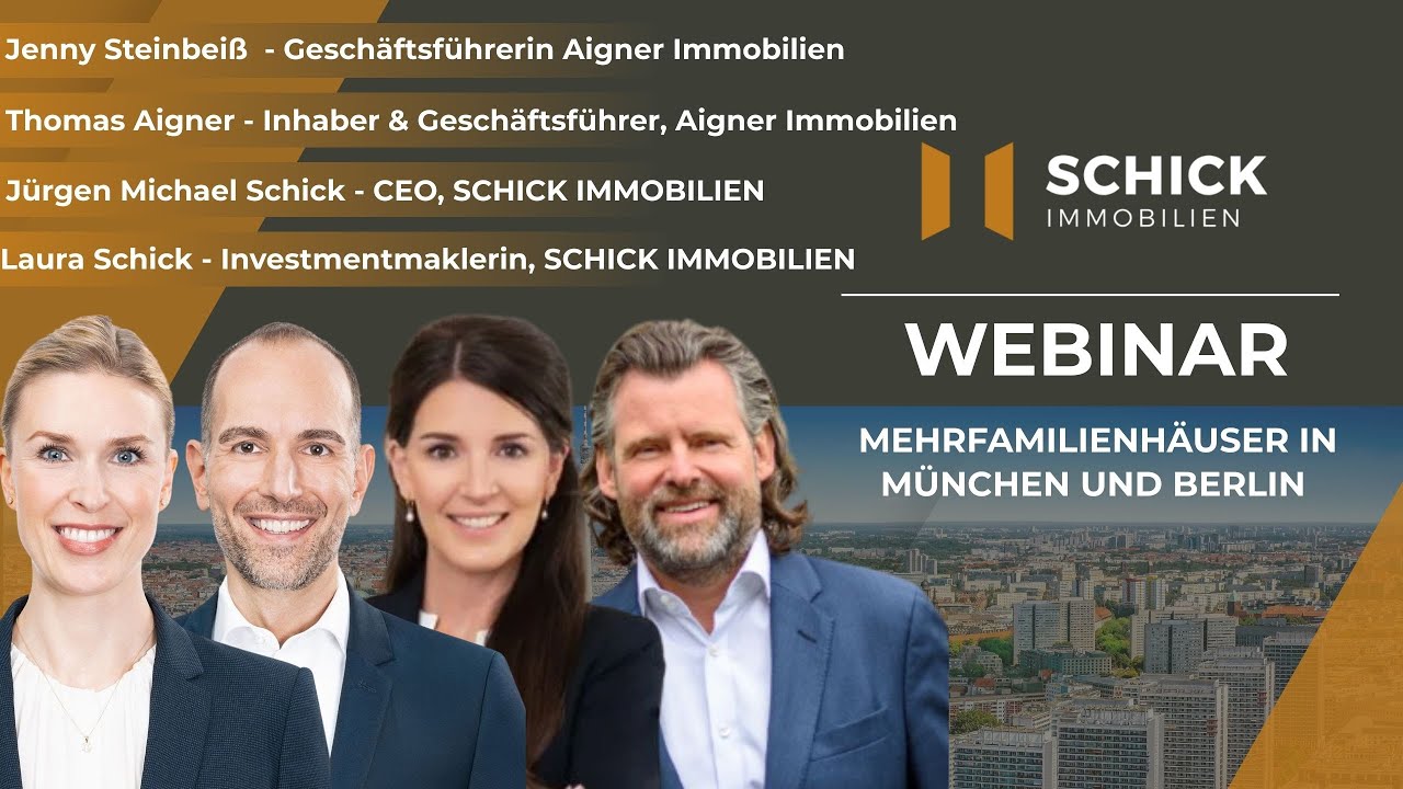 Mehrfamilienhäuser in München und Berlin