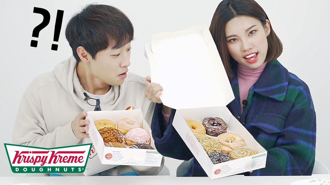 Koreans Try Krispy Kreme Doughnuts For the First Time!