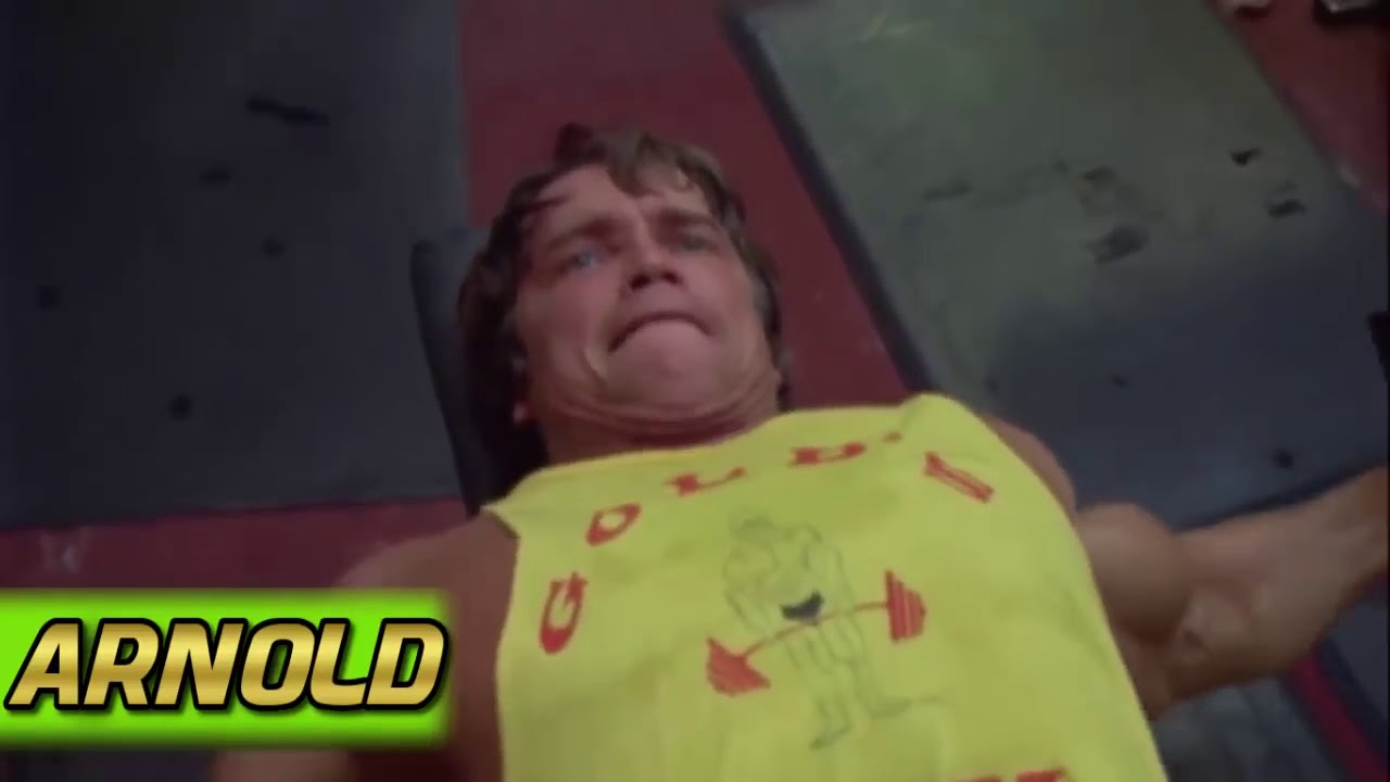 Arnold Schwarzenegger Entrenamiento de pecho y hombros!