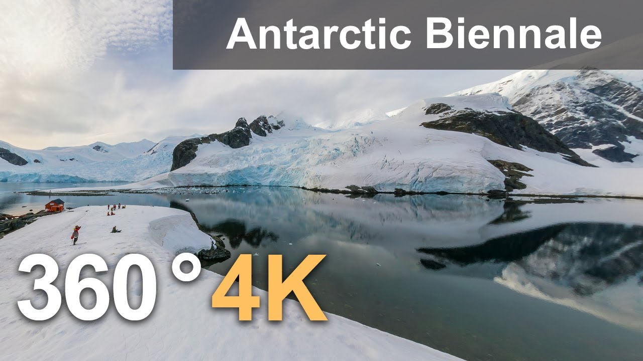 Первая Антарктическая биеннале, 360 4К видео