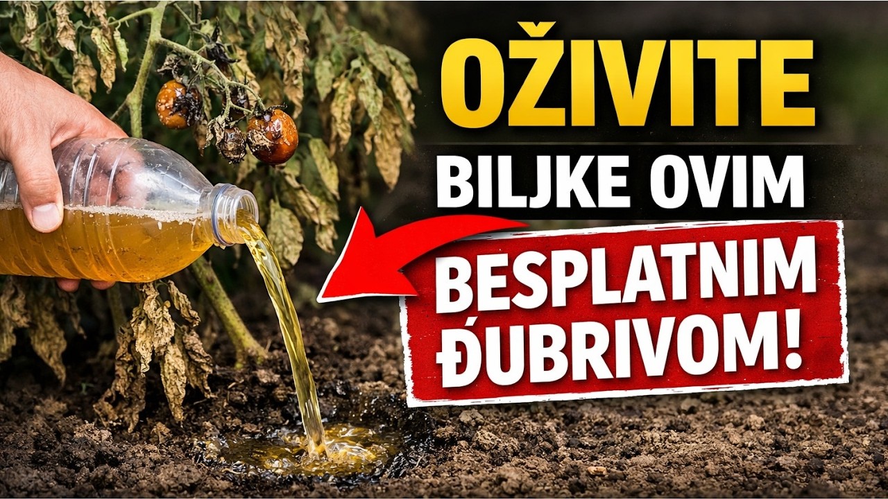 Biljke su mi UMIRALE! Onda sam ih zalio ovim BESPLATNIM 'tečnim zlatom' iz kuhinje!