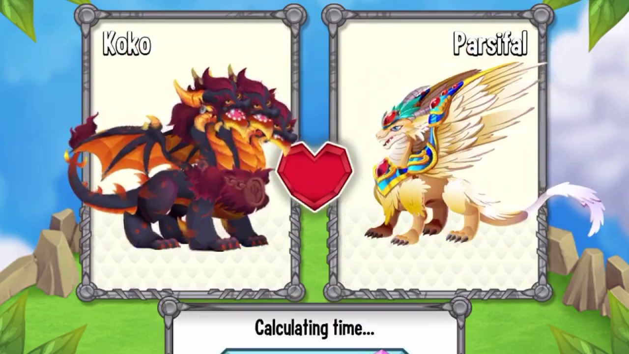 Dragon City: Breeding Archangel Dragon with Cerberus Dragon!!