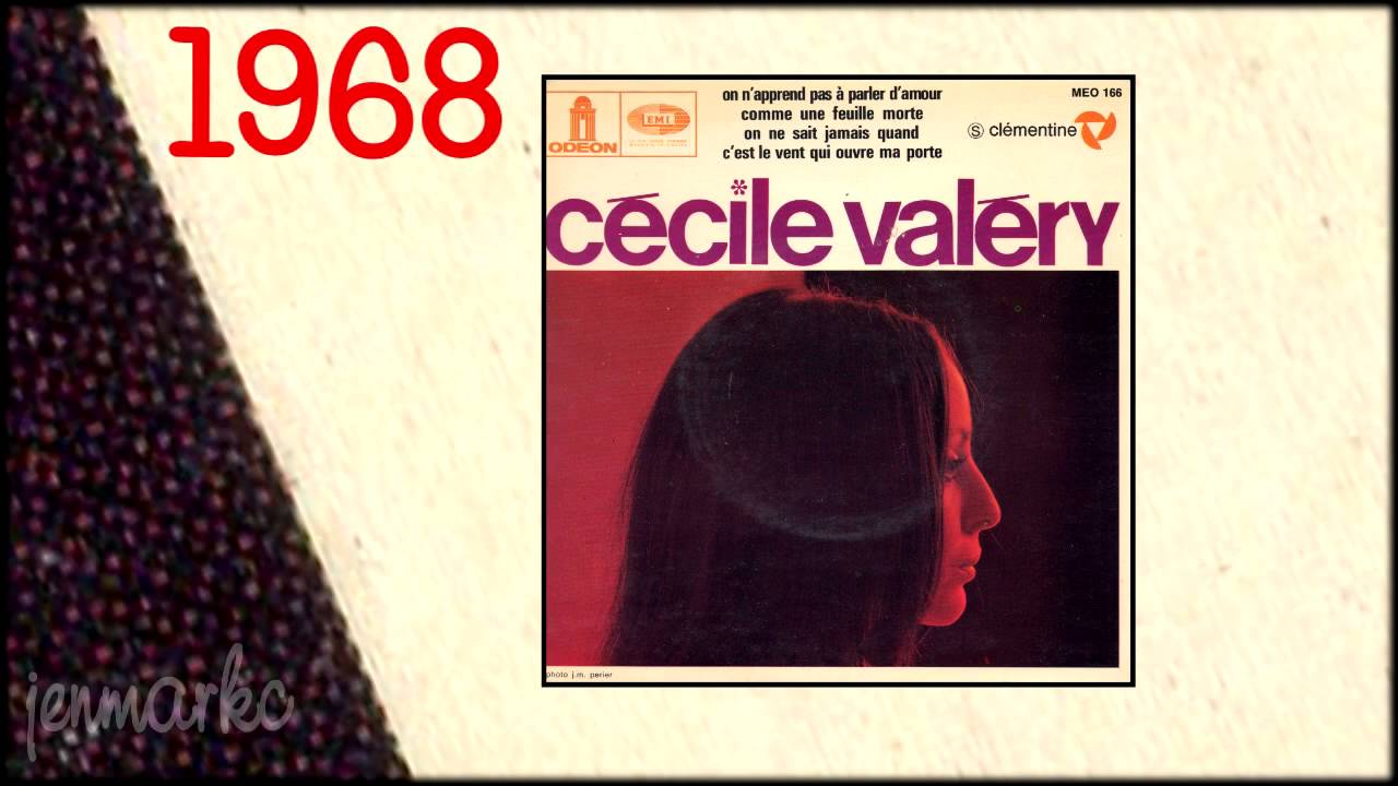 CECILE VALERY On n'apprend pas à parler d'amour 1968 (Michel Berger )