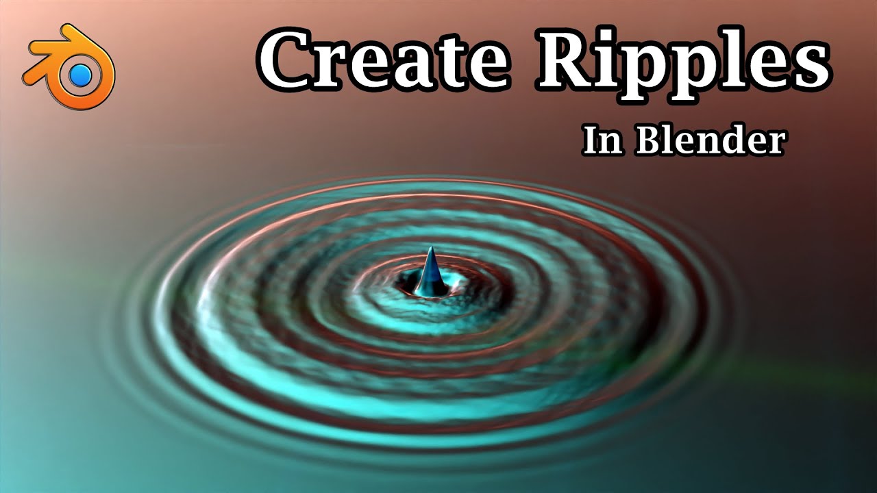 Создание ряби на воде или любой другой поверхности | Динамическая краска | Урок по Blender Eevee ...