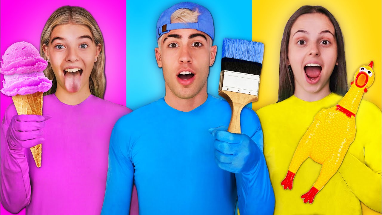 24 ЧАСА ЖИЗНИ В ОДНОМ ЦВЕТЕ !!