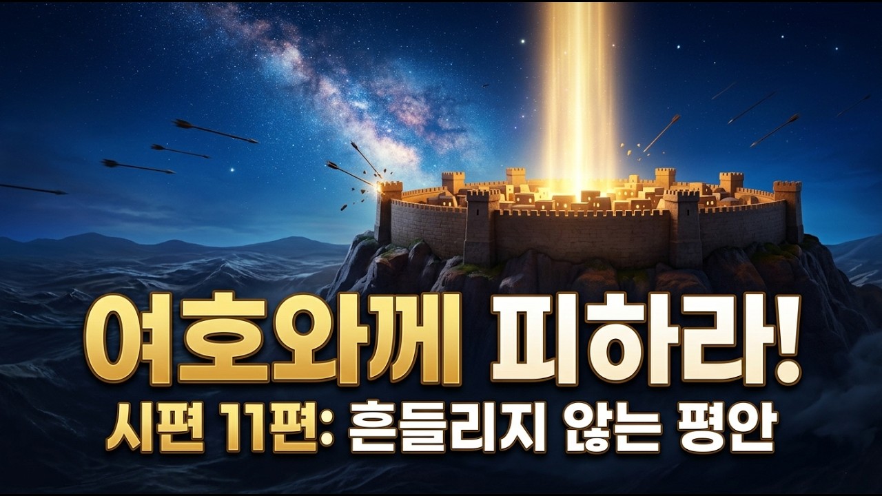 [시편 11편]   여호와께 피하는 자의 평안 (Sing-along CCM) #시편11편 #성경암송 #묵상찬양