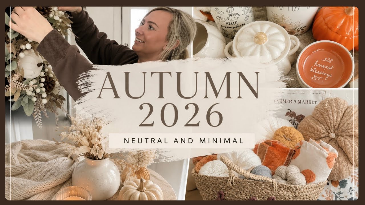✨ AUTUMN DECORATE WITH ME 2026 🍂 Cosy Living Room, Hallway & Bedroom Ideas!