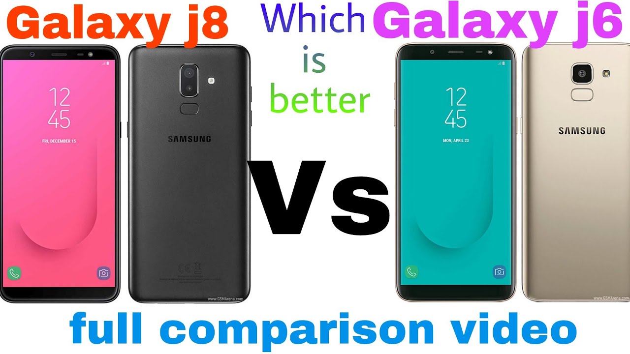 Samsung galaxy J8 Vs J6 full comparison video🔥2018 which is better