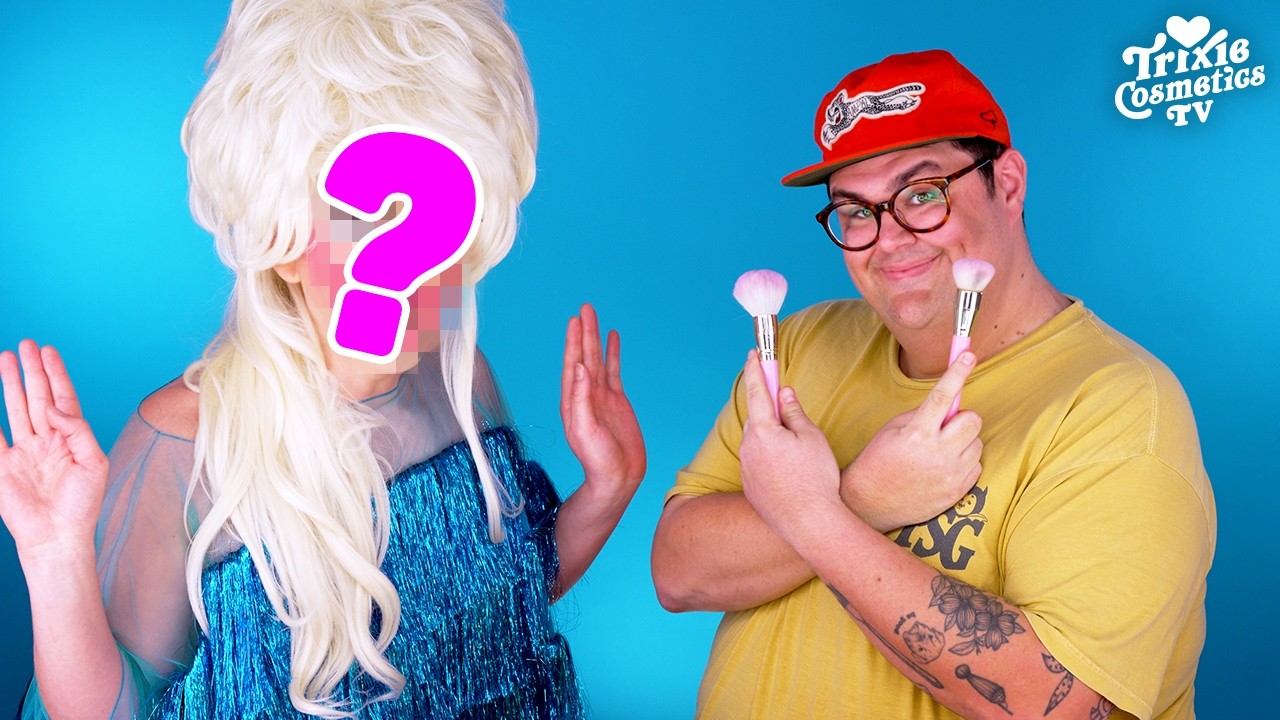 CALEB HEARON Does Trixie's Makeup!