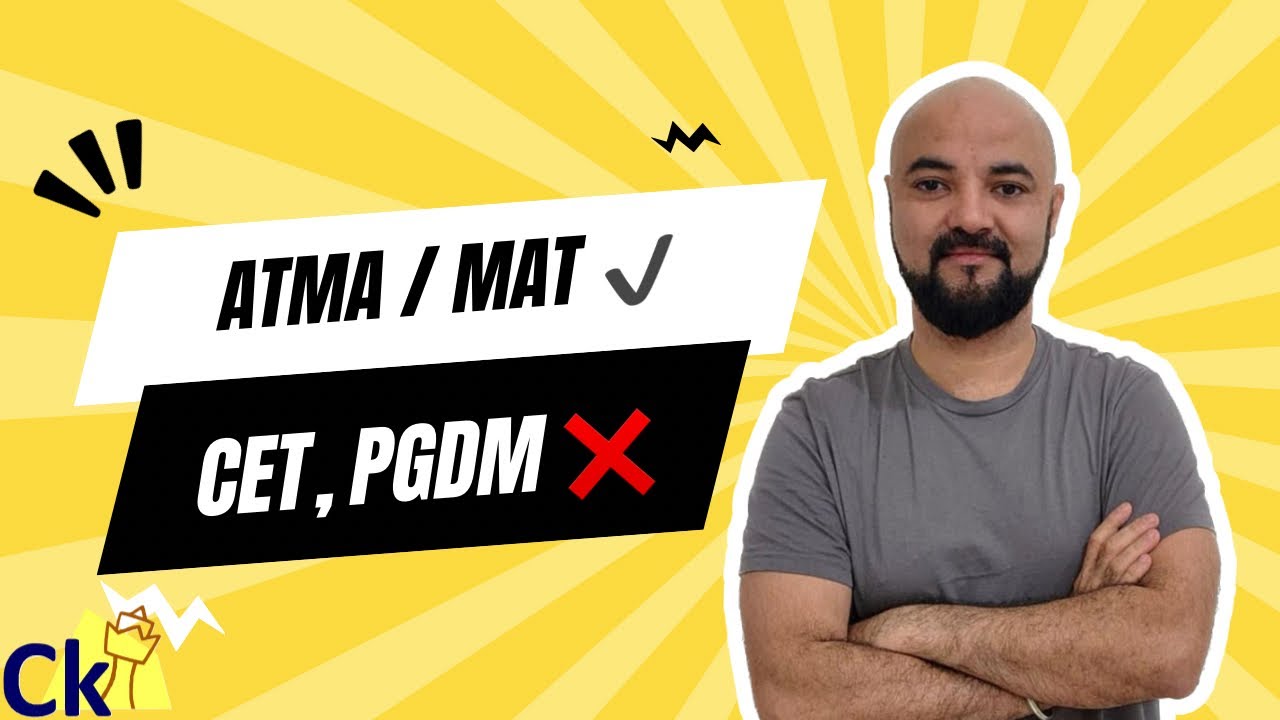 ATMA MAT! ✅️ CET , PGDM ❌️ JBIMS | due to technical issues