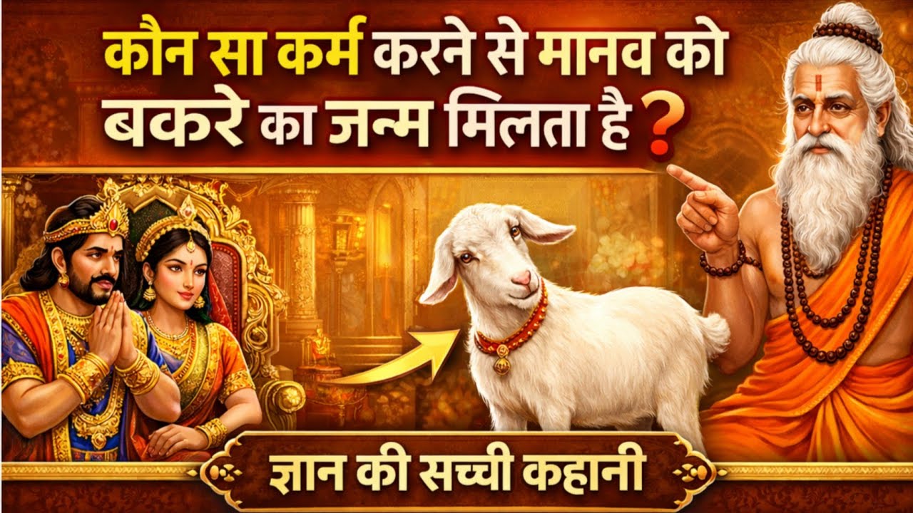 कौन सा कर्म करने से बकरी का जन्म मिलता है| महर्षि अंगिरा की चमत्कारिक कथा | Gyan ki sachchi kahani//