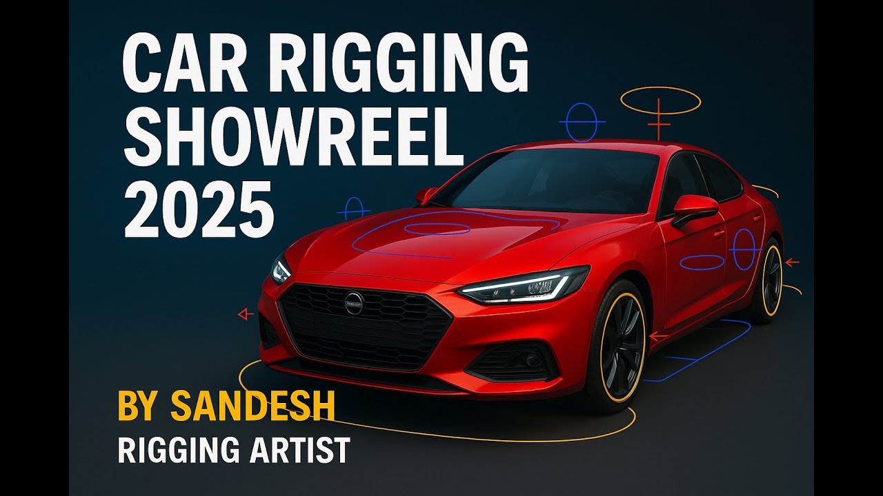 Car Rigging maya Showreel 2025 #portfolio #Rigging #mayarigging #3danimation